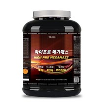 살찌는 헬스 단백질보충제 하이프로 메가매스 4kg 프로틴 단백질 파우더 쉐이크 HIGH PRO MEGAMASS, 1개