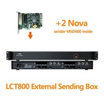DI박스 다이렉트박스 통기타 건반 사운드변환 효과 페달 그라운드 기타 ams-lct800 보낸 사람 상자 led 컨트롤러 지원 2 pcs novastar 보내는 카드 보낸 사람, 2msd600이 있는 lct800