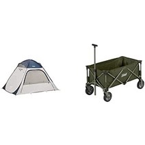 콜맨 coleman 쉐이드 퀵 업 ig 쉐이드 네이비그레이 2000033132, (한정 색상) 수레 세트