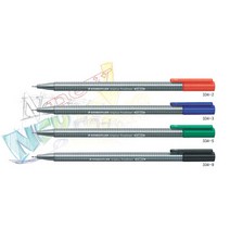 스테들러 Triplue Fineliner 트리플러스 화인 라이너 334, 1개, 적색
