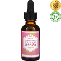 레븐로즈 100% 퓨어 & 오가닉 캐롯 시드 오일 30ml Pure Organic Carrot Seed Oil, 1 fl oz_Carrot Seed, 1개