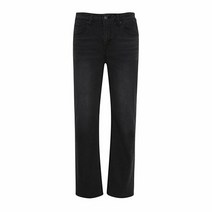 버커루진 [버커루]여성 스트레이트 블랙 데님 팬츠(B225DP621P)