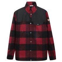 FJALLRAVEN 피엘라벤 22 남성 캐나다 울 패디드 자켓 레드 81155320 TH