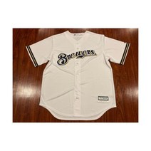 Majestic Cool Base Men’s 밀워키Brewers 화이트저지 Large L 야구MLB