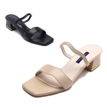 SAERA][세라구두]여성정장 샌들 S21M430 베이지 흑 4CM