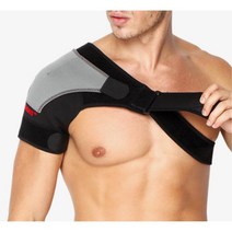 착용감 좋은 근육 압박 아대 밴드 어깨 보호대, 좌측