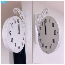 뮤지캣샌드가 추천하는 더타임 거실인테리어 양면벽시계, 1개