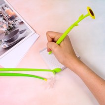 핵인싸템 갓샵 꽃 볼펜 5종 튤립 해바라기 새싹펜, 백합꽃볼펜