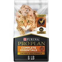 퓨리나 pro plan grain free high protein natural 건식 고양이 사료 chicken amp egg formula, 그레인 프리, 닭고기와 계란, 6파운드 가방