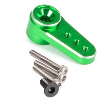 SERVO EMax ES08MA II 12g 아날로그 메탈 기어 서보 마운트 및 15T 암 1/24 RC 자동차 모델 축 SCX24 검, [08] Servo Arm Green
