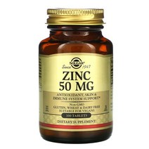 솔가 징크 아연 50mg 100정 스테아르 산 식물성 글리세린, 1개, 기본