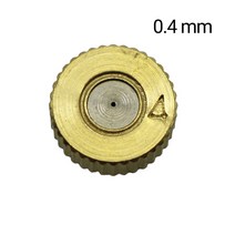황동 미니 노즐 저압 분무 시스템 분무기 냉각 소독 조경 노즐 5pcs, 0.4mm