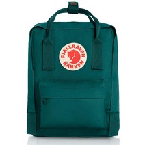 Fjallraven Kanken 세련된 디자인의 클래식 가방 워터프루프 디자인 7L/16L/20L 성인 및 어린이용 짙은 해양 녹색
