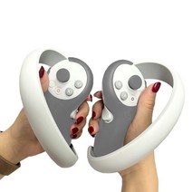 VR 마스크 땀 방지 컨트롤러 실리콘 그립 Pico 4 헤드셋 핸들 보호대 커버, 02 grey