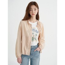 빈폴 레이디스 베이지 쇼트 블루종 바람막이 아우터 (BF2539U03A)