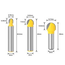 밀링작업대 드릴링머신 작업대 밀링선반 미니 3개 세트 8-핸들 둥근 바닥 나이프 디깅 하단 트리밍 기계, 04 3 piece set