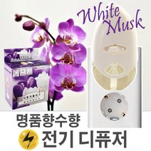 디퓨저 플러그/전기 발향 디퓨져/화이트머스크 방향제, 커스텀형-03.바질트리, 디퓨저플러그 본체단품