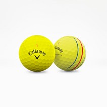캘러웨이 트리플트랙 옐로우 A급 10알 로스트볼 3피스