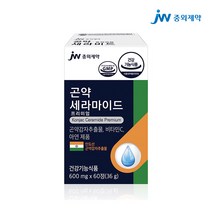JW중외제약 곤약세라마이드 프리미엄 600mg 60정, _단일상품_, _#$___1.8mg