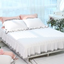 류금숙 투라인 실키케어 향균프릴 숏프릴매트커버(SS/Q/K/SK)
