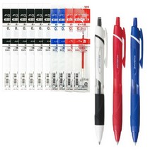 uni 제트스트림 볼펜 리필 세트, 0.5mm 볼펜 3개 리필 10개 세트