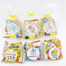 굿즈팡팡 어린이집 유치원 선생님 생일 사무실 행사 답례품 과자 간식 선물세트, 9번스티커+과자