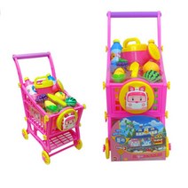 로보카 엠버 여아 마트 카트 장난감 역할 키즈마켓 완구 계산대놀이 역할놀이 쇼핑