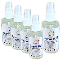 공식판매처 닥터점킬 뿌리는 살균소독제 탈취제 100ml 5EA, 단품