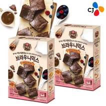 (CJ) 브라우니믹스320g(NEW) x5개, 단품