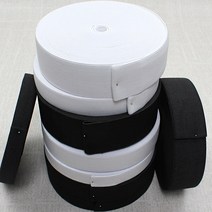 고무밴드 고무줄 허리고무줄 바지고무밴드-대용량 롤 뭉치 50y, 폴리밴드-검정50mm(1롤)