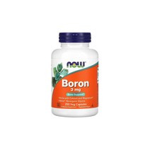 NOW Foods 나우푸드 Boron 보론 3mg 붕소 채식 비건 코셔 250베지캡슐