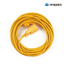 일신전기 커넥터 바디 접지형 코드 연장선 10m, 접지형 연장선 10m