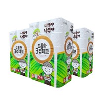 나무야나무야 도톰한3겹데코 30m 30롤x1팩~3팩/케이에이치샵, 30롤x3팩