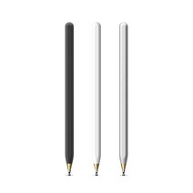 SPLINE N900 디스크 칩 스타일러스(골드 도금 헤드) 대만제 3색 터치 스크린 펜 Apple iPhone iPad Android (Silver)