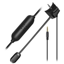 BOSE-QC35 QC35II 용 게임 소음 감소 헤드셋 유선 플러그인 마이크