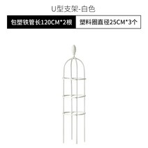 스탠드 백 식물 등나무틀 가방 플라스틱탄소강 관 실외 받침대 참외 열매 그린 뤄 월계 철 선련 기다 2441422689, 미디엄, 화이트 외경 25 하이 120