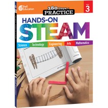 (영문도서) 180 Days: Hands-On Steam: Grade 3 Paperback, Shell Education Pub, English, 9781425825300