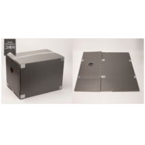 동진포장 플라스틱 이사박스 12호, 그레이, 2개