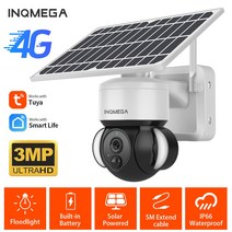 CCTV 보안 카메라 INQMEGA-3mp 태양열 4G 태양 전지 패널 야외 모니터링 스마트 홈 양방향 침투 알람 긴 대기 시간, 02 Cam add 32GB_01 3.6mm