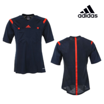 아디다스 운동복 [정품] 축구 심판복 상의 티셔츠 레프리14 저지 SS 기능성 라운드 네이비 반팔티셔츠 홈트 트레이닝 크루넥 스포츠웨어 단체복 *빠른배송*