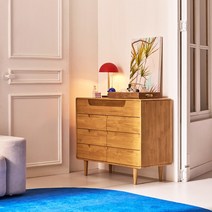 코펜하겐 1000 원목 4단서랍 화장대