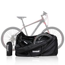 MTB 이동 운반 자전거 캐링백 여행 로드 가방 산악 휴대용 보관 접이식 27.5인치, 블랙