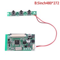 디지털액자 다기능 LCD 디스플레이 드라이버 보드 모듈 키트 자동차 AV 디지털 포토 프레임용 모니터 4.3 인치 5, [02] B
