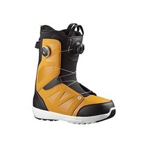 살로몬 (SALOMON) 스노우 보드 부츠 LAUNCH BOA SJ (론치 보아 SJ) 2022-23 년 모델 남성, 골든 옐로우/블랙/화이트, 25.0cm