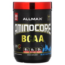 올맥스 ALLMAX AMINOCORE 아미노코어 BCAA 블루라즈베리 0.69 lbs (315 g)