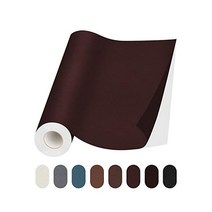 Lifesoon 가죽 수리 패치 17X79인치 자체 접착 소파 가구 자동차 시트 캐비닛 벽 핸드백용 대형 테이프(17X79인치 다크 브라운), 17X237인치, 어두운 갈색, 어두운 갈색, 1개