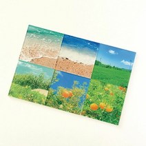 제주 아크릴 코스터 유리컵코스터 티코스터 찻잔받침 머그컵받침, 제주코스터:초록제주, 단품