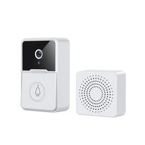 IoT Ai 인터폰 비디어폰 설치 교체 WenHIOT-야외 무선 초인종 HD 카메라 집 보안 도어벨 나이트 비전 인, 03 Video Doorbell set