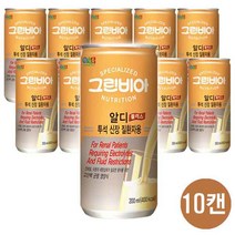 그린비아 알디플러스 투석 신장질환자용, 10캔, 200ml