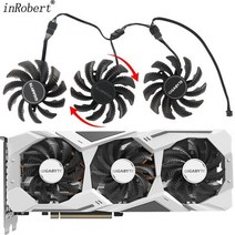 78MM PLD08010S12HH Gigabyte GTX 2060 GTX2080Ti WINDFORCE 그래픽 카드 팬용 냉각 팬 교체 видеор, 02 Fan-B (1PC)